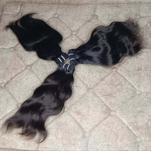 Premium Quality Remy Virgin Human Hair Extension Indian Hair Premium Human Hair Bundles for Women