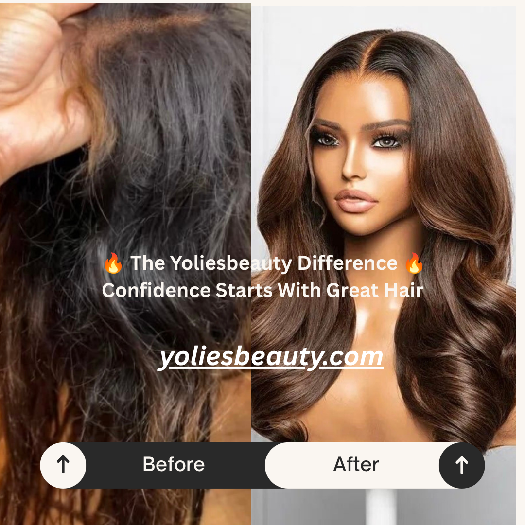 Wigs Before and After
