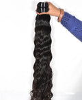 Raw Indian Manufactures Natural Color Aligned Cuticle No Processing Virgin Women's Black Hair Bundle Human Hair Extensions