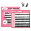 Cluster Lash Trays Cilios Tufinho Lashes Wholesale Mink Lash Clusters Kit Custom logo Cluster Lashes Kit Eyelash Book