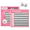 Cluster Lash Trays Cilios Tufinho Lashes Wholesale Mink Lash Clusters Kit Custom logo Cluster Lashes Kit Eyelash Book