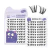 Cluster Lash Trays Cilios Tufinho Lashes Wholesale Mink Lash Clusters Kit Custom logo Cluster Lashes Kit Eyelash Book