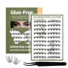 Cluster Lash Trays Cilios Tufinho Lashes Wholesale Mink Lash Clusters Kit Custom logo Cluster Lashes Kit Eyelash Book