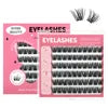Cluster Lash Trays Cilios Tufinho Lashes Wholesale Mink Lash Clusters Kit Custom logo Cluster Lashes Kit Eyelash Book