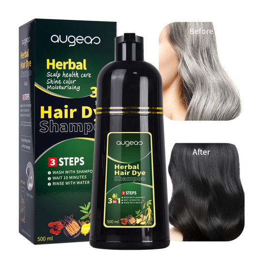 Magic Fast Hair Color Herbal Natural OEM Black Hair Dye Shampoo
