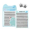 Cluster Lash Trays Cilios Tufinho Lashes Wholesale Mink Lash Clusters Kit Custom logo Cluster Lashes Kit Eyelash Book