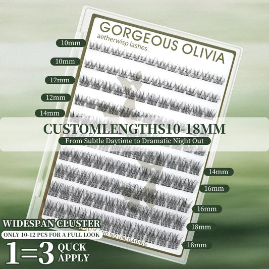 Cluster Lash Trays Cilios Tufinho Lashes Wholesale Mink Lash Clusters Kit Custom logo Cluster Lashes Kit Eyelash Book