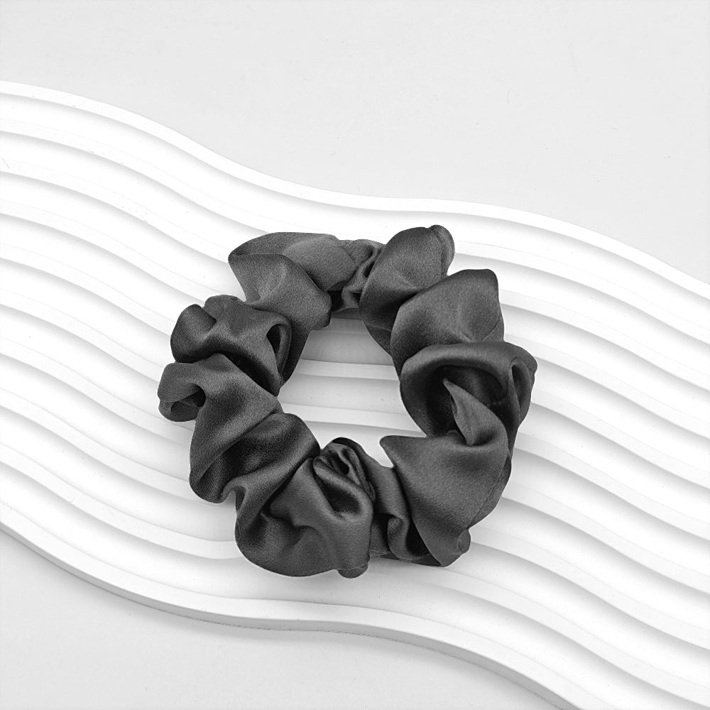 C Silk Scrunchie 19mm 100% Mulberry Silk High Elasticity 3.5cm French Hair Care Ins Hair Tie Scrunchie