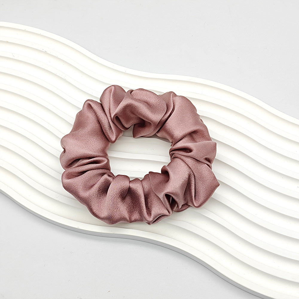 C Silk Scrunchie 19mm 100% Mulberry Silk High Elasticity 3.5cm French Hair Care Ins Hair Tie Scrunchie