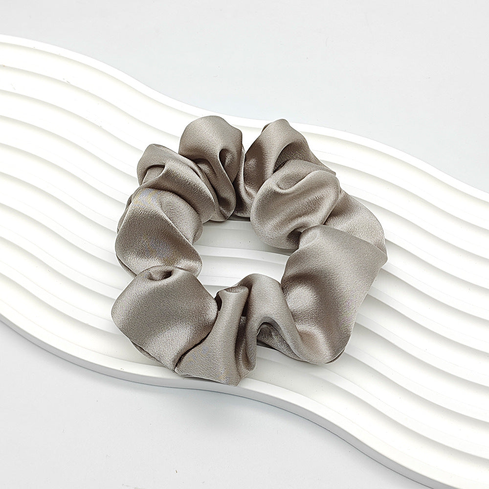 C Silk Scrunchie 19mm 100% Mulberry Silk High Elasticity 3.5cm French Hair Care Ins Hair Tie Scrunchie