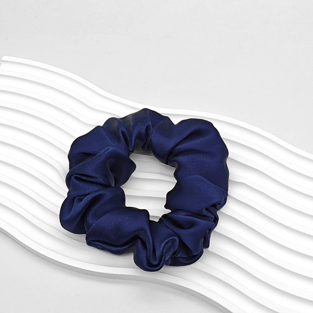 C Silk Scrunchie 19mm 100% Mulberry Silk High Elasticity 3.5cm French Hair Care Ins Hair Tie Scrunchie