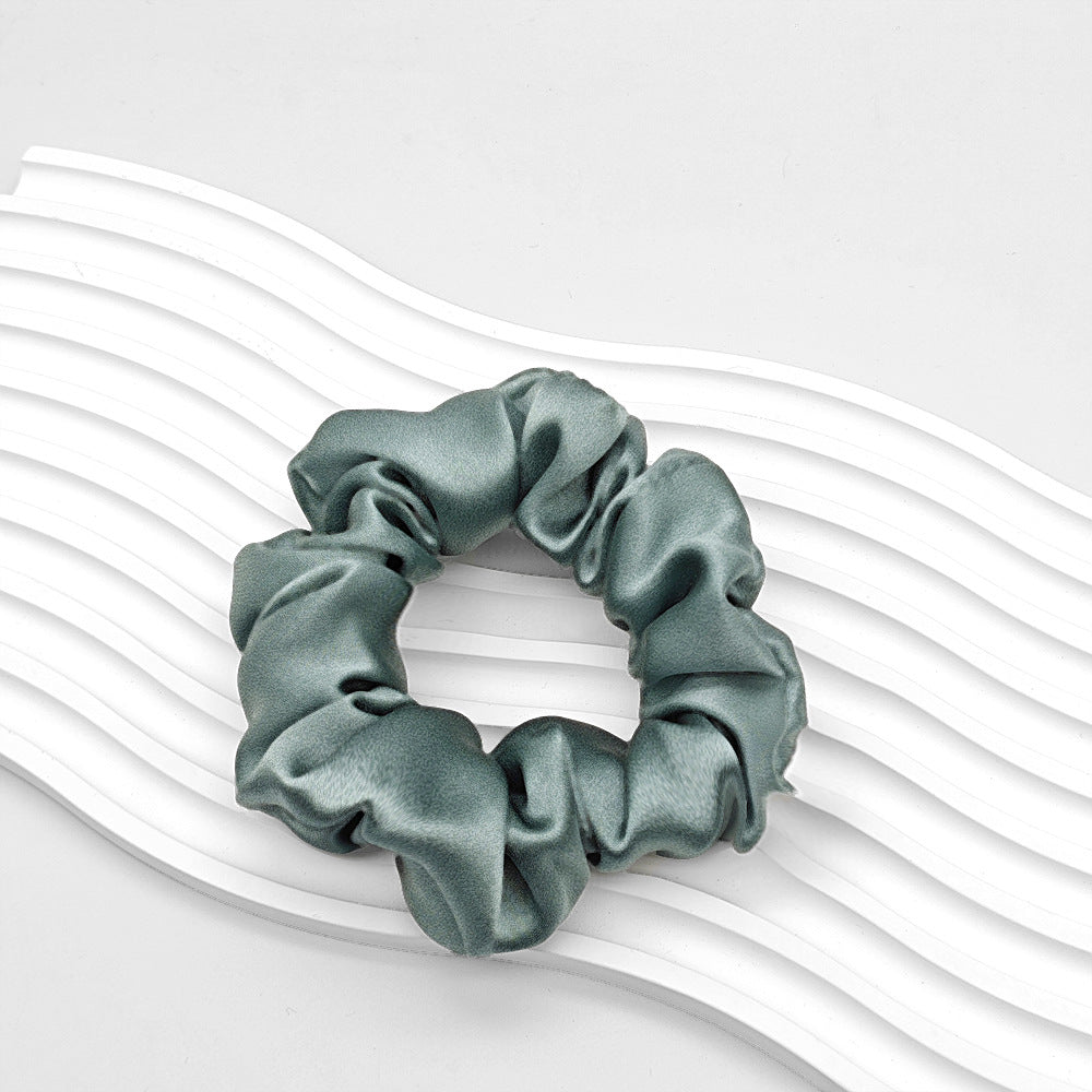 C Silk Scrunchie 19mm 100% Mulberry Silk High Elasticity 3.5cm French Hair Care Ins Hair Tie Scrunchie