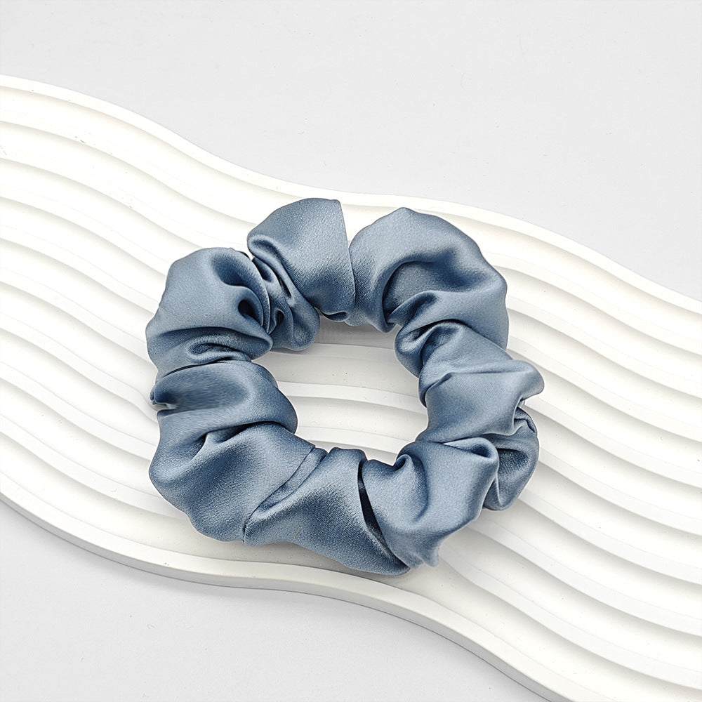C Silk Scrunchie 19mm 100% Mulberry Silk High Elasticity 3.5cm French Hair Care Ins Hair Tie Scrunchie