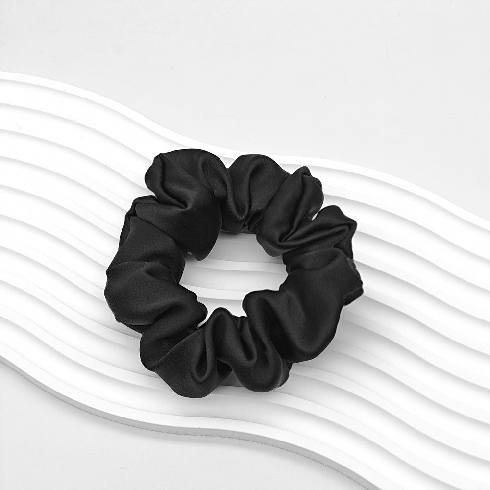 C Silk Scrunchie 19mm 100% Mulberry Silk High Elasticity 3.5cm French Hair Care Ins Hair Tie Scrunchie