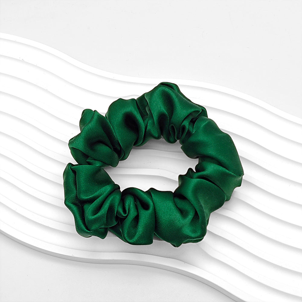 C Silk Scrunchie 19mm 100% Mulberry Silk High Elasticity 3.5cm French Hair Care Ins Hair Tie Scrunchie