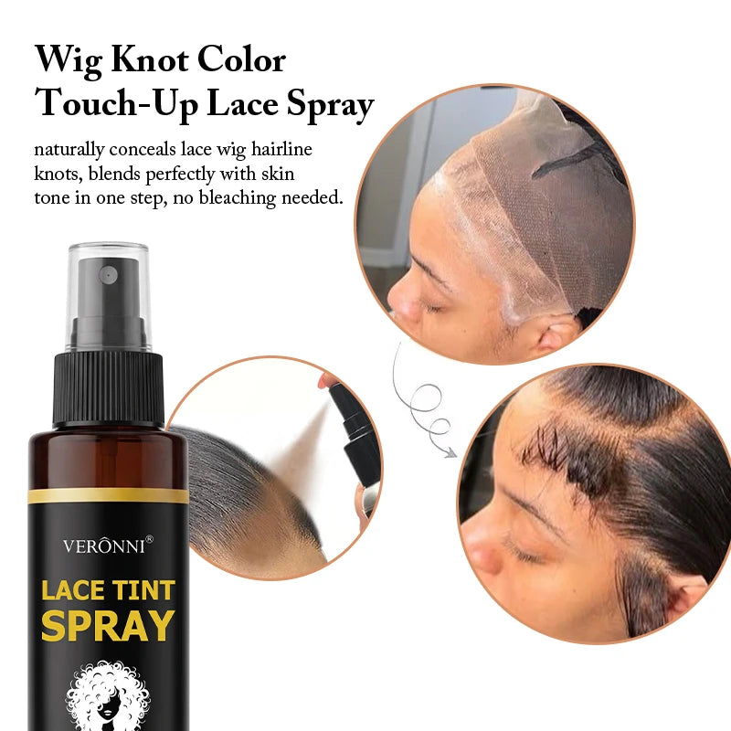 Glueless Lace Melting Spray,Holding Spray,Wig Melting Spray Strong Hold Dyed wig care spray for Wig Glue,Hair Attachment Liquid