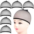 Mesh Wig Cap Stretchable Elastic Black Hair Net Stretch Open Ended Fishnet Wig Net Breathable Mesh Cap for Wig Accessories