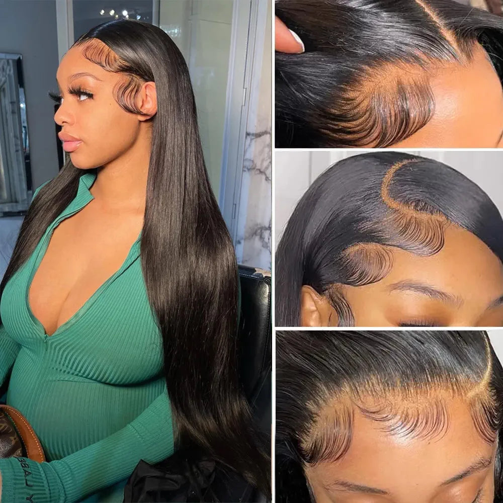 Hd Lace Front Wigs 13X6 Deep Part, Indian Temple Virgin Cuticle Aligned Human Hair Hd Curly Full Lace Front Human Hair Wigs