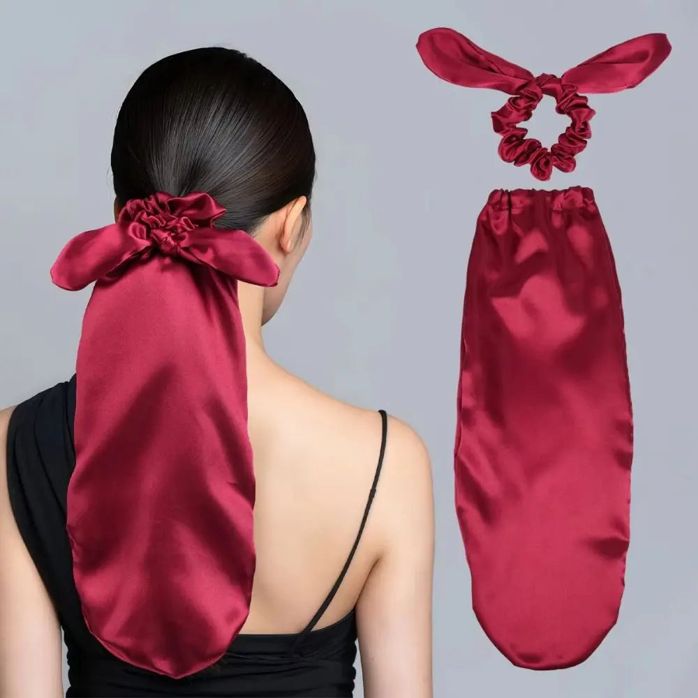 LONG SATIN SLEEPING CAP FOR WIGS,BRAID&LONG HAIR