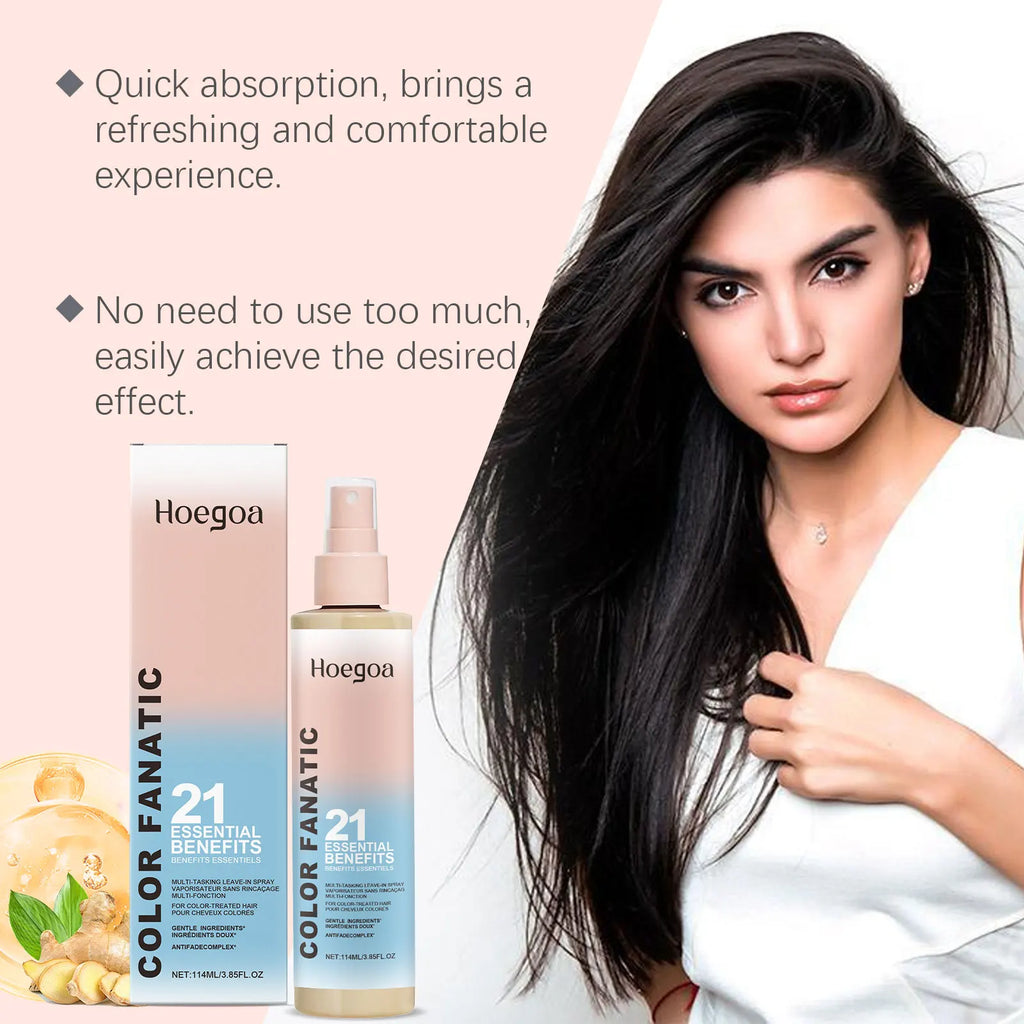 Hair Smoothing Spray For Perm Dyeing Damaged Hair Anti Frizzy Breakage Reduce Loss Deep Nourishment Straightening Hair Product