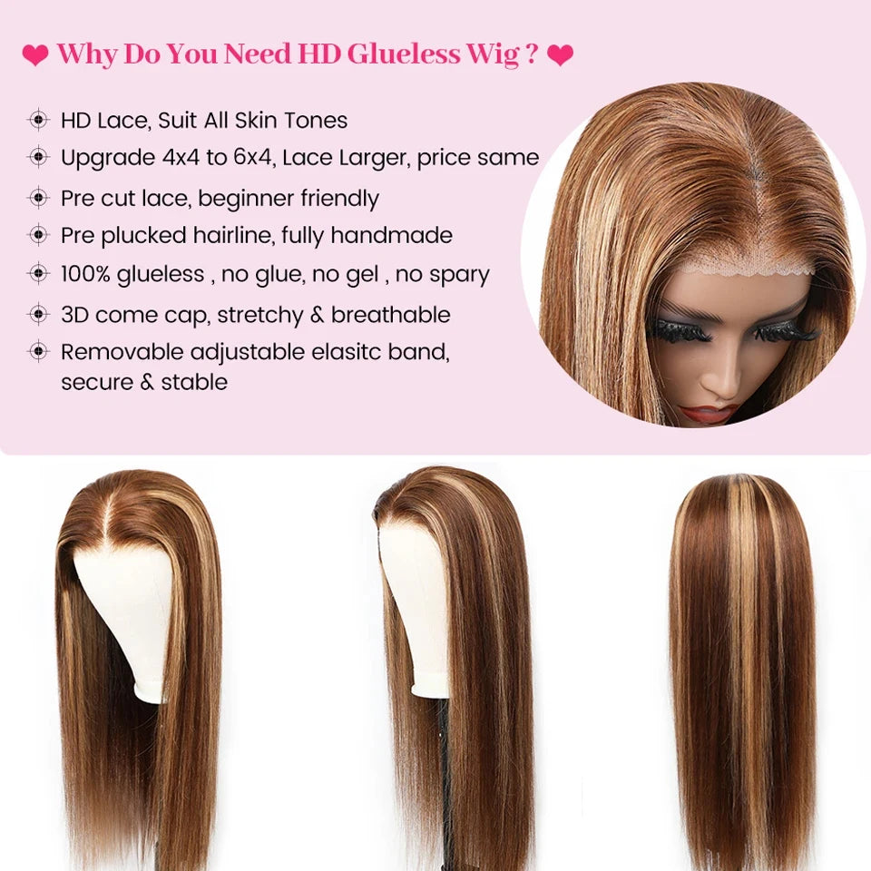 Hd Lace Front Wigs 13X6 Deep Part, Indian Temple Virgin Cuticle Aligned Human Hair Hd Curly Full Lace Front Human Hair Wigs