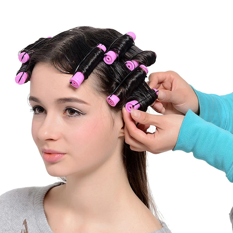 ✰✪12pcs Hair Perm Rods Short Cold Wave Rods Hair Curler No Heat Perming Rods Hair Curling Rollers Curlers Curling Hair Tools