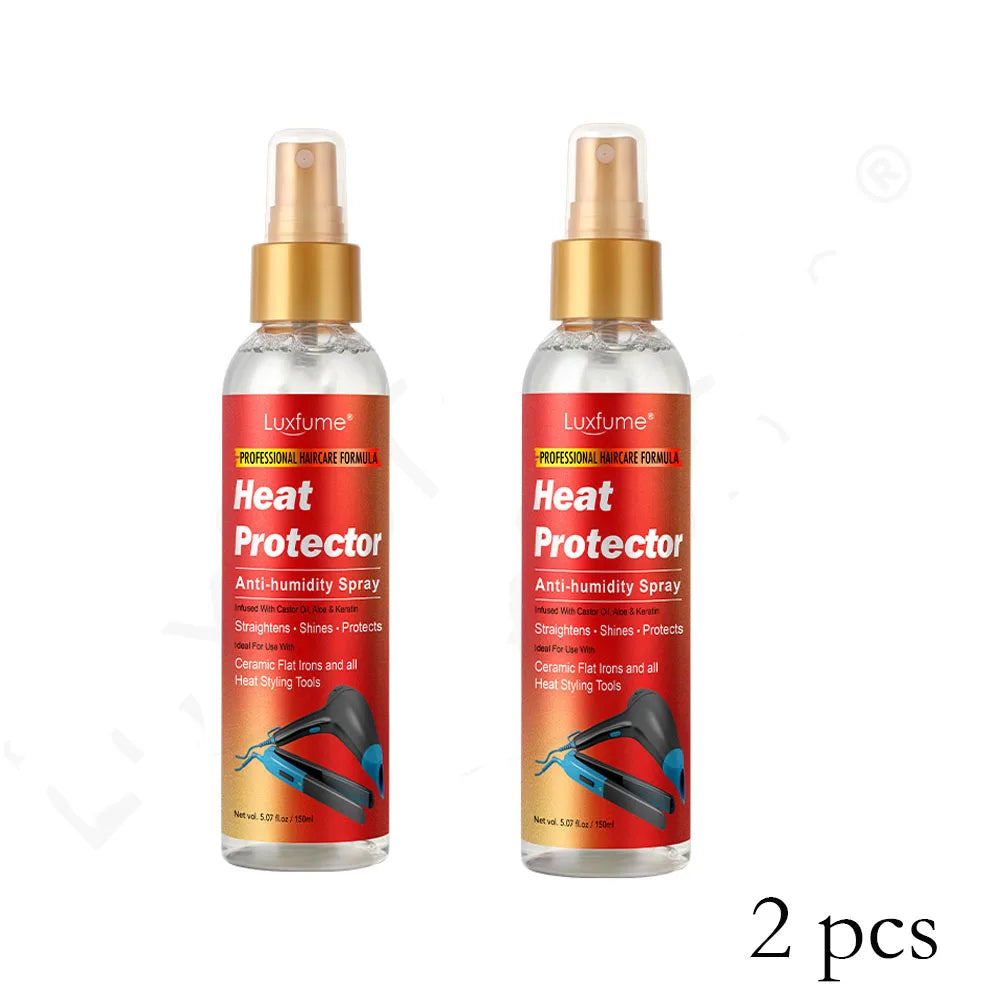 100ML Heat Protectant Spray for Hair Professional Grade Thermal Protector Anti-frizz Thermal Protection Spray Repairs Damage
