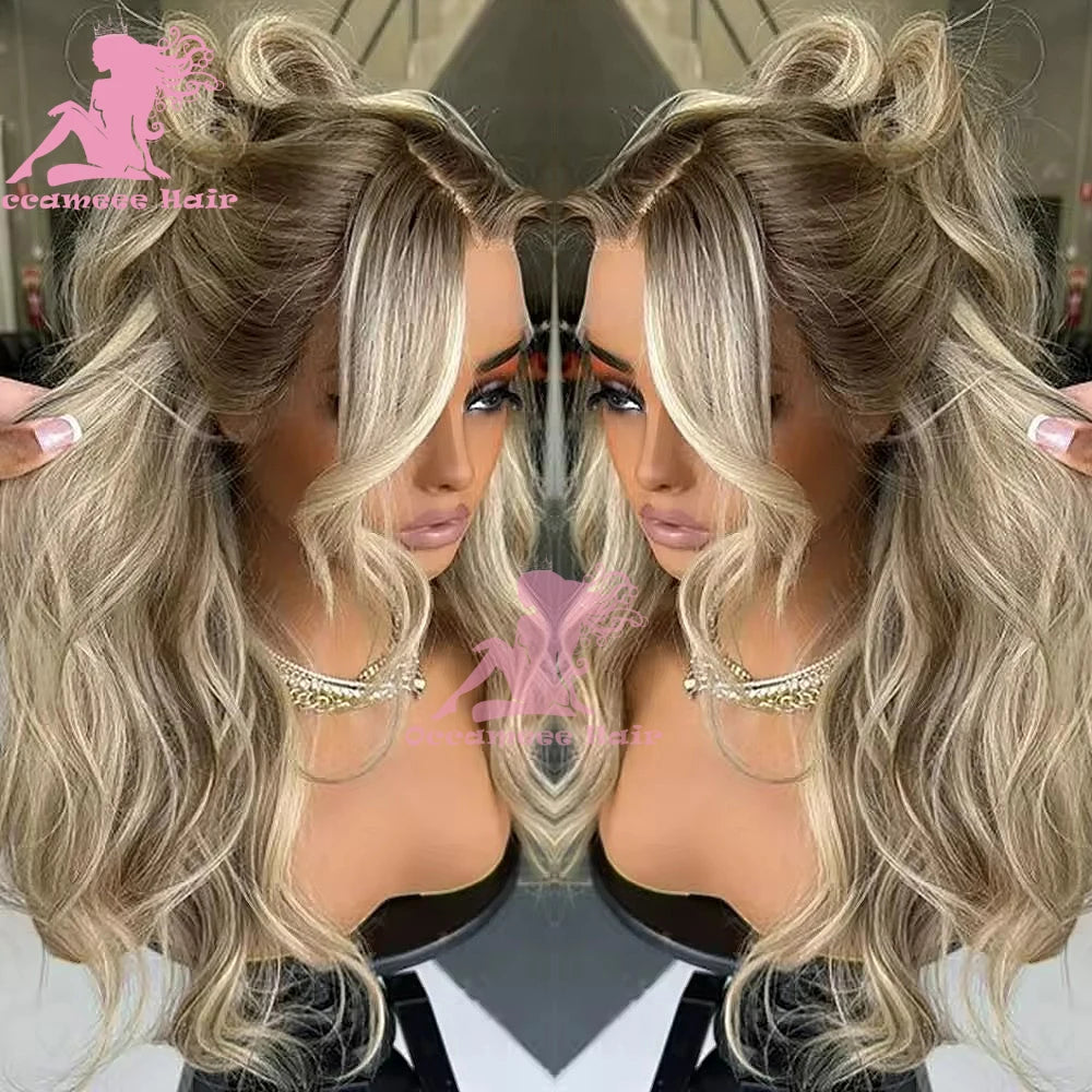 Hd Lace Front Wigs 13X6 Deep Part, Indian Temple Virgin Cuticle Aligned Human Hair Hd Curly Full Lace Front Human Hair Wigs