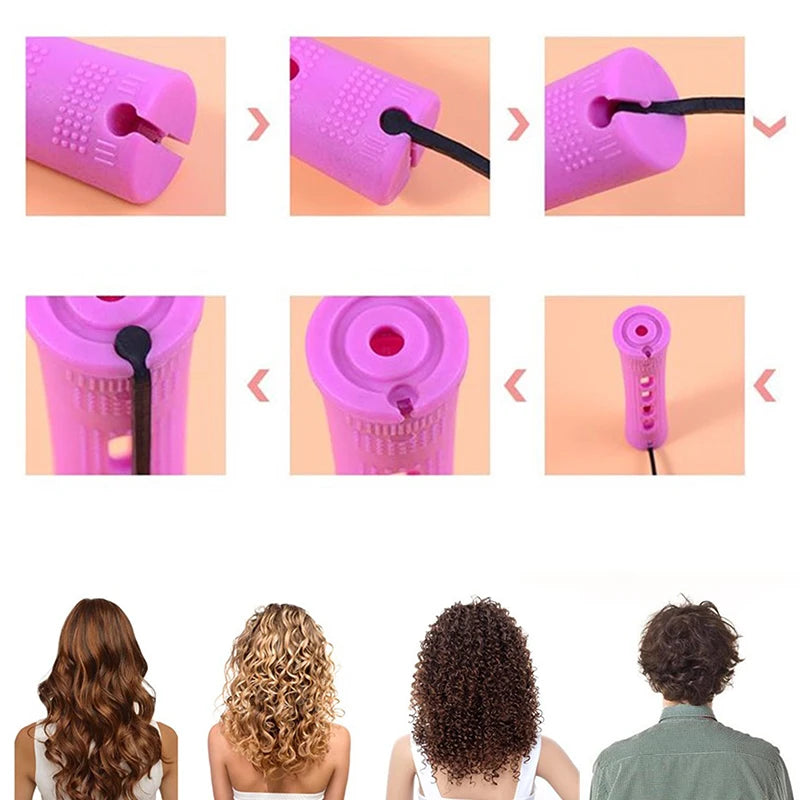 ✰✪12pcs Hair Perm Rods Short Cold Wave Rods Hair Curler No Heat Perming Rods Hair Curling Rollers Curlers Curling Hair Tools
