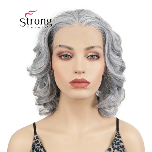 Lace Front Wigs for Women Short Curly Wig Color Naturally Synthetic Heat Resistant