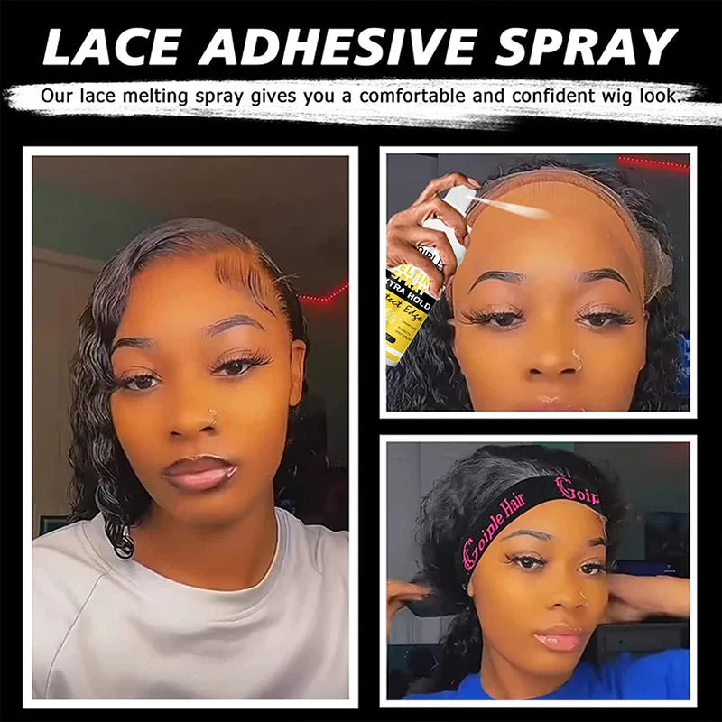 Melting Spray for Wigs Lace Melting Spray Lace Melt & Hold for Wig Strong Hold Lace Wig Glue Spray Fast Drying Melting Spray