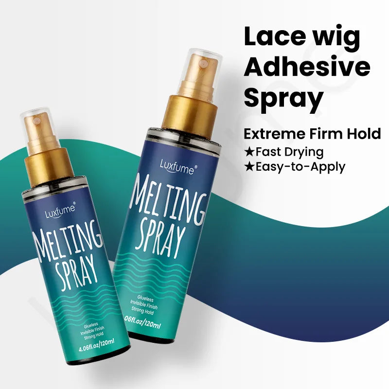 Lace Tint Spray For Wigs Lace Melting Long Lasting  And Holding Mousse Hair Adhesive For Wigs melting spray for lace wig spray