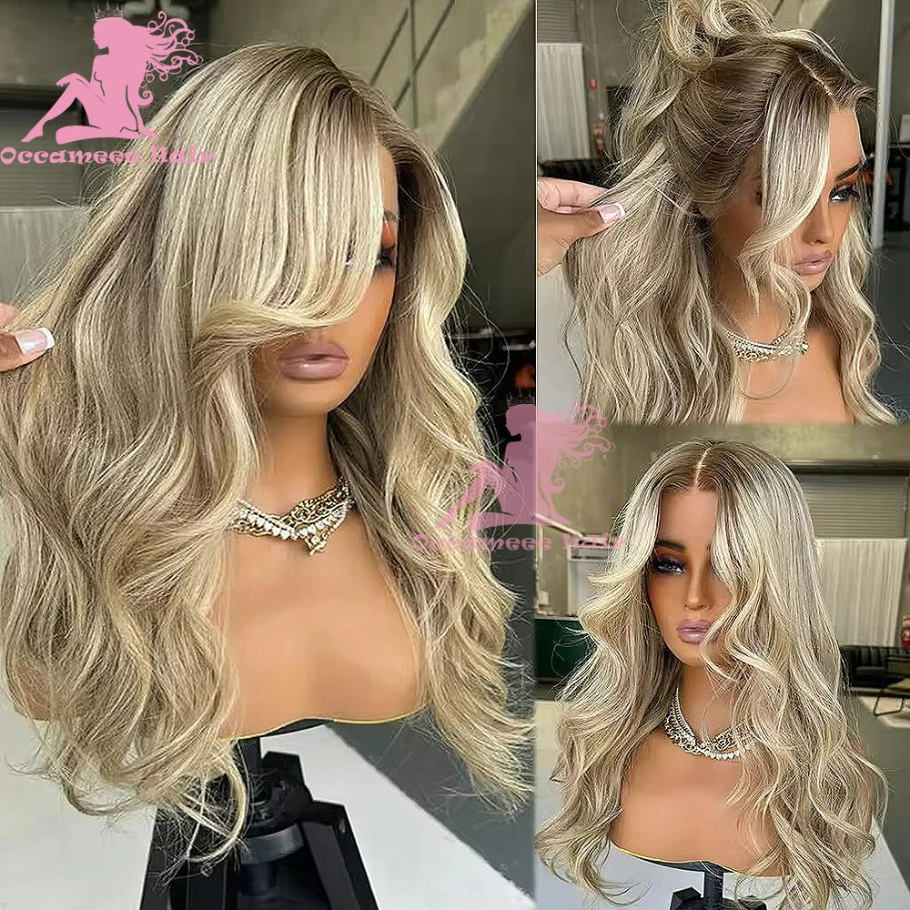 Hd Lace Front Wigs 13X6 Deep Part, Indian Temple Virgin Cuticle Aligned Human Hair Hd Curly Full Lace Front Human Hair Wigs