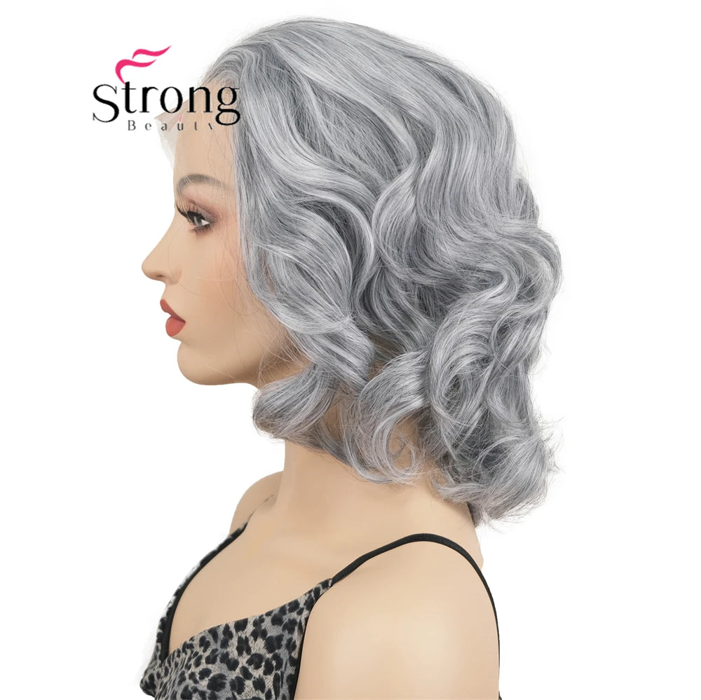 Lace Front Wigs for Women Short Curly Wig Color Naturally Synthetic Heat Resistant