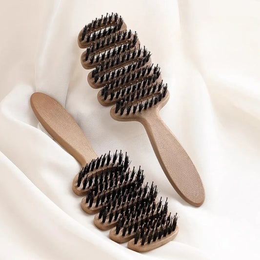 BOAR BRISTLE PADLE HAIR BRUSH