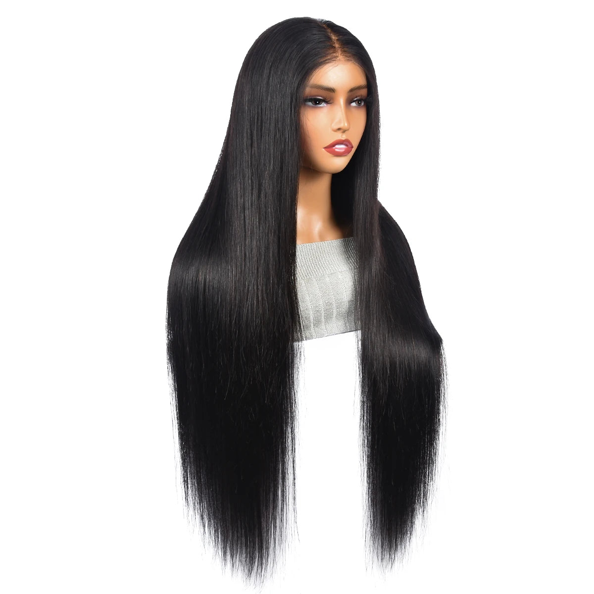 Straight Glueless Wigs Human Hair Ready To Wear 4×4 Pre Cut Human Hair Lace Frontal Wig Pre Plucked Brazilian Human Hair Wigs