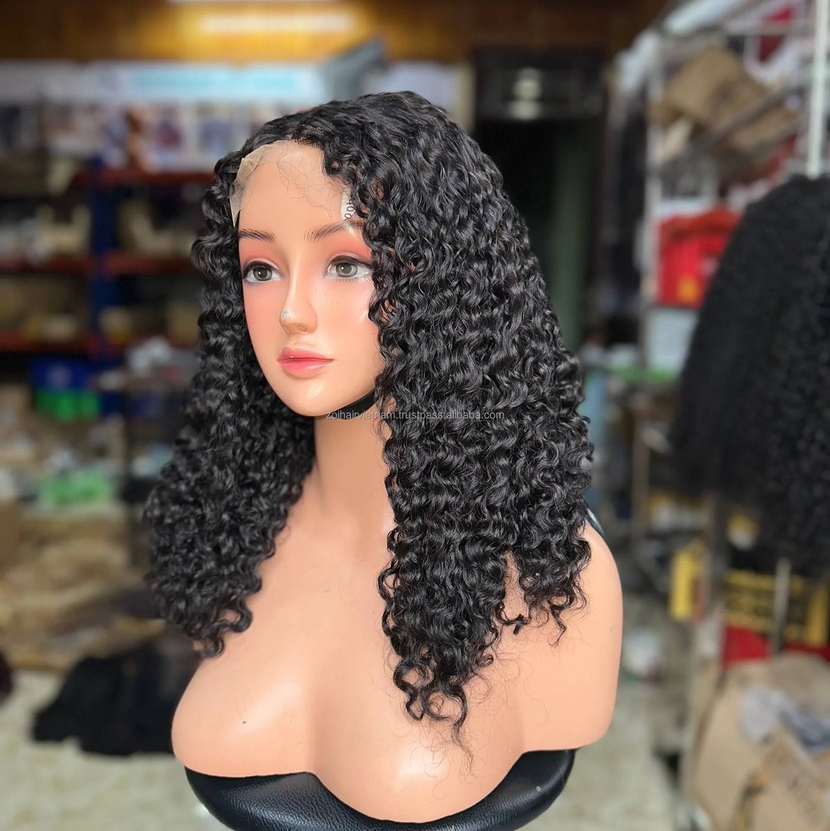 Burmese Curly Human Hair Products Vietnamese Human Hair Wigs Lace Front Raw Vietnamese Hair Wigs Glueless Style