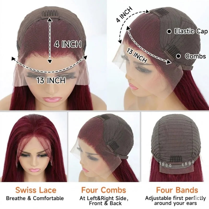 Lace Front Long Curly Wig Synthetic Hair Heat Resistant Natural Loose Wave Elegant Style Daily Party Cosplay for Women