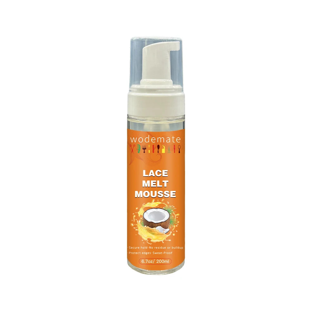 Lace Melting and Holding Spray Glue-Less Hair Adhesive for Wigs Strong Natural Finishing Holding Mousse Spray Front Lace Glue