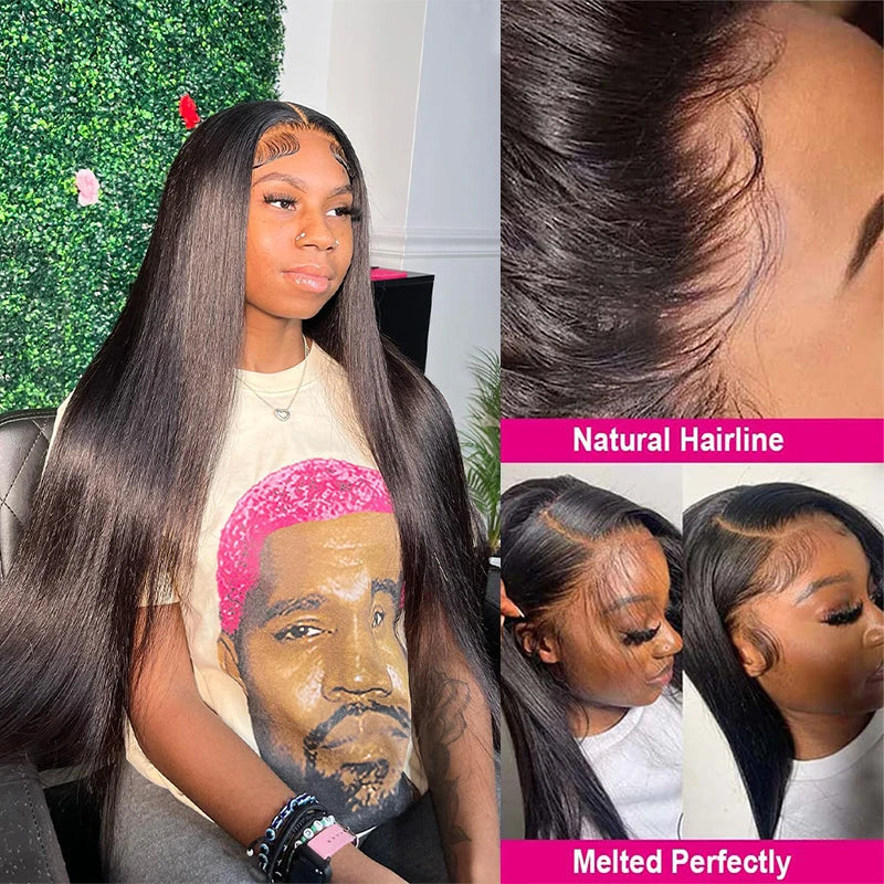 Hd Lace Front Wigs 13X6 Deep Part, Indian Temple Virgin Cuticle Aligned Human Hair Hd Curly Full Lace Front Human Hair Wigs
