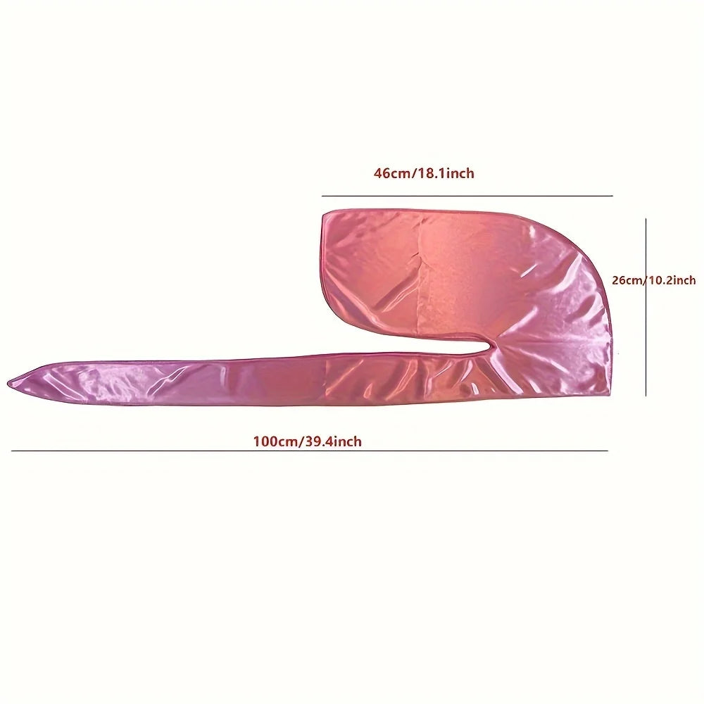 10 Pcs/Pack Durags for Women and Men, Long Tail Durags, 360 Wave Dorag, 10 Colors