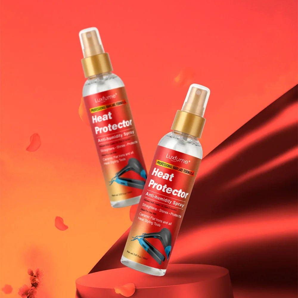 100ML Heat Protectant Spray for Hair Professional Grade Thermal Protector Anti-frizz Thermal Protection Spray Repairs Damage