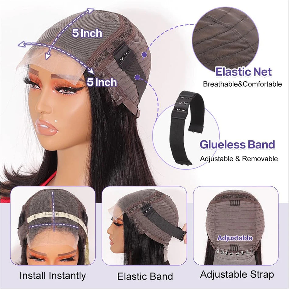 Hd Lace Front Wigs 13X6 Deep Part, Indian Temple Virgin Cuticle Aligned Human Hair Hd Curly Full Lace Front Human Hair Wigs