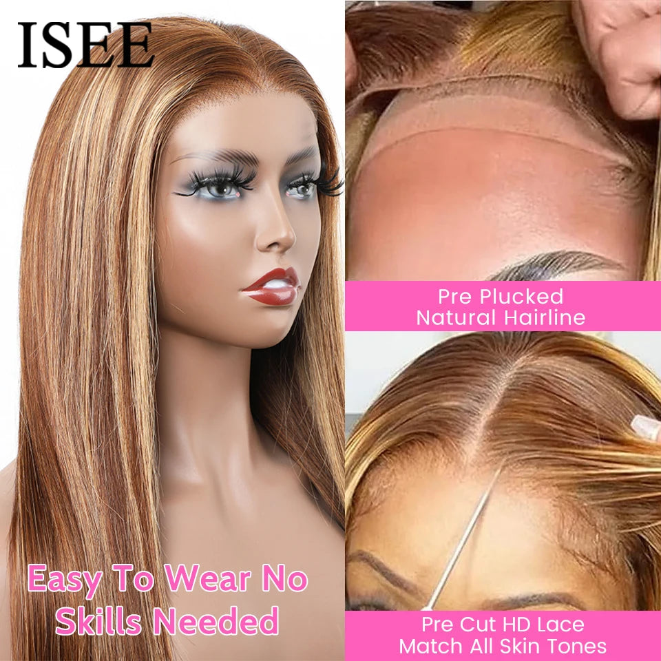 Hd Lace Front Wigs 13X6 Deep Part, Indian Temple Virgin Cuticle Aligned Human Hair Hd Curly Full Lace Front Human Hair Wigs